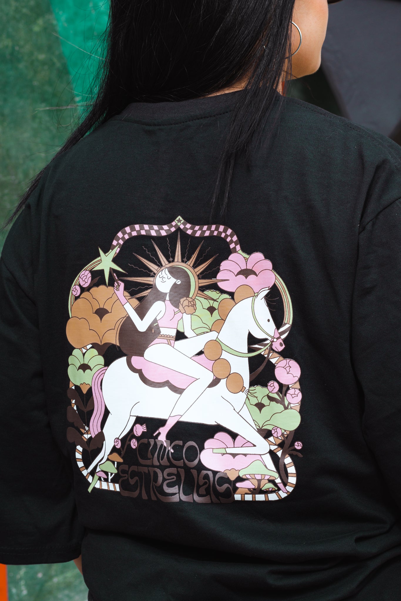 5ESTRELLAS X ANXELICA ALARCÓN Oversize Tee